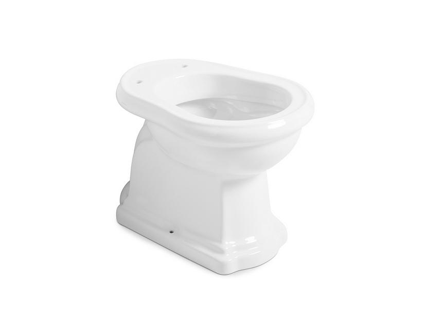 STAND-WC RETRO' 53X38,5 cm FREISTEHEND WAND ABFLUSS WEISS GLÄNZEND | IperCeramica