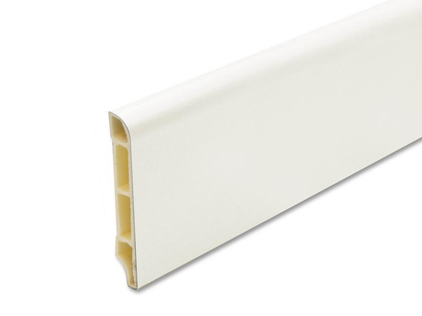 Sockelleiste aus PVC, GBS Skirting Weiss 70x2400mm | IperCeramica