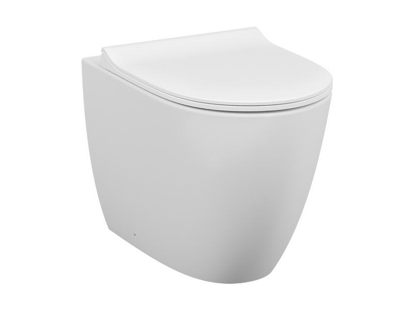 STAND-WC SENTO VERSETZTER ABFLUSS WEISS MATT | IperCeramica