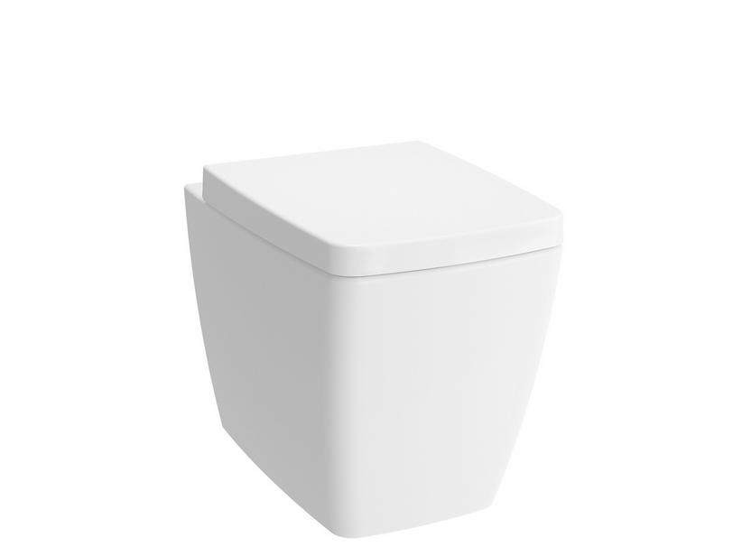 STAND-WC METROPOLE RIMLESS WANDBÜNDIG WAND/FUSSBODEN-ABFLUSS WEISS GLÄNZEND | IperCeramica