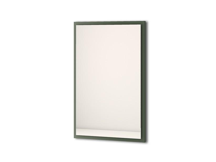 Badezimmerspiegel mit LED-Licht Classic 90x59 cm Salbeigrün Matt | IperCeramica