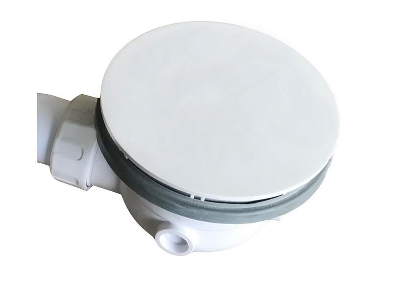 Ablaufgarnitur für Dusche Puro Ø90 mm Baumwolle Weiß matt | IperCeramica