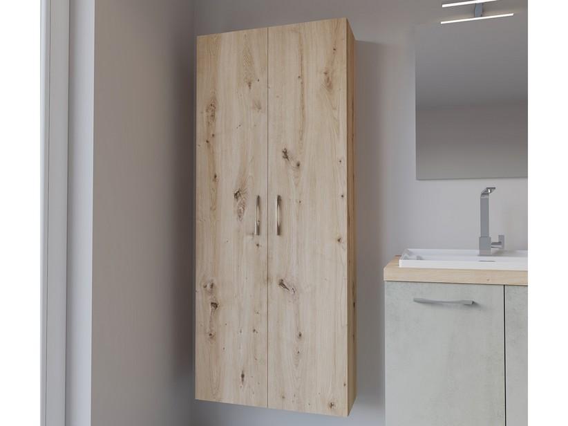 BONK Hochschrank 2 Türen geknotete Eiche | IperCeramica