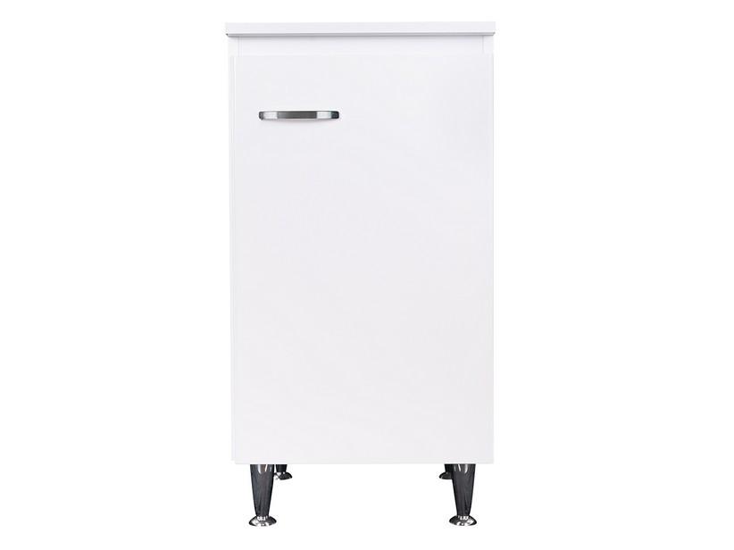 Waschbeckenunterbau Comfort 45x50 cm links Weiss beschichtet | IperCeramica