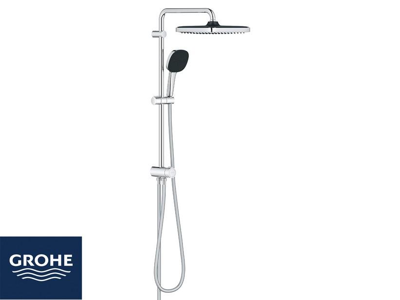 Grohe® Vitalio Start Cube 250 Duschsäule mit Handbrause 110 Chrom | IperCeramica