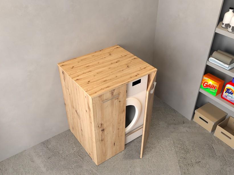 Waschmaschinenverkleidung 2 Türen BONK Eiche geknorrt | IperCeramica