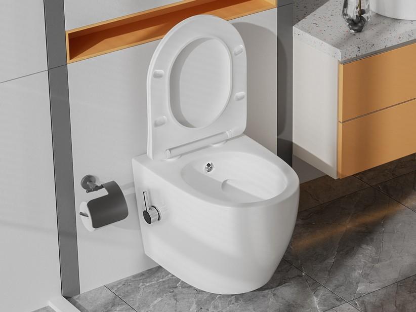 Hänge-Wc/Bidet Cardano Vortex 48,5x37 Weiß | IperCeramica