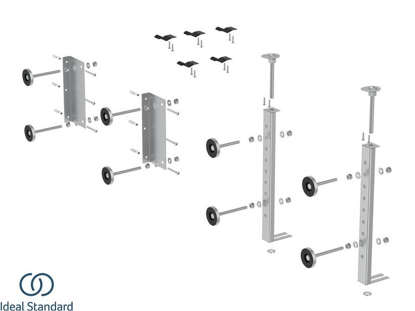 Befestigungsset für Frontpaneel Badewanne Ideal Standard® i.Life Weiß glänzend | IperCeramica