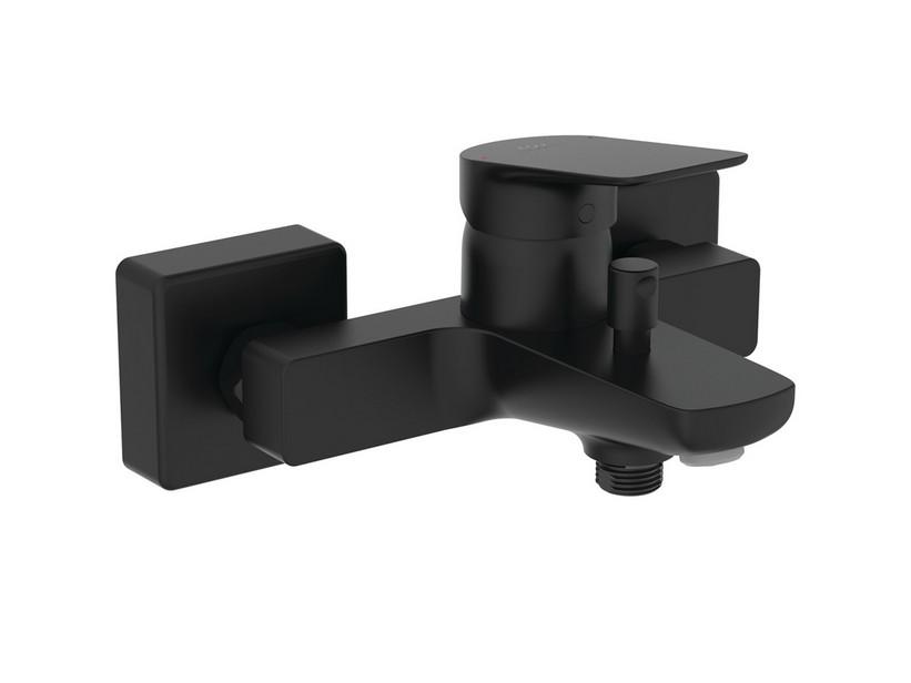 Erwmontage-Wannen-/Brausebatterie Ceralife C Seidenschwarz | IperCeramica