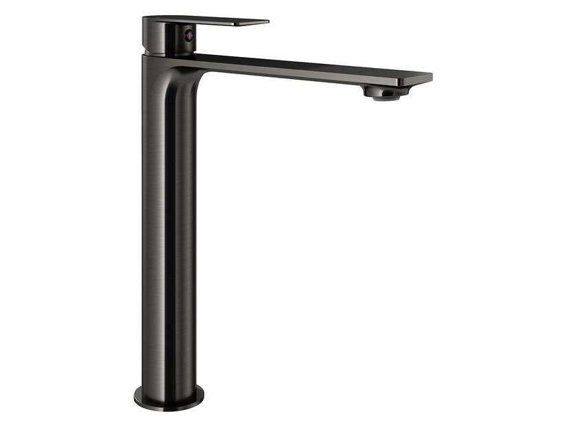Waschtischarmatur hoch Gea ohne Ablauf Gun Metal | IperCeramica