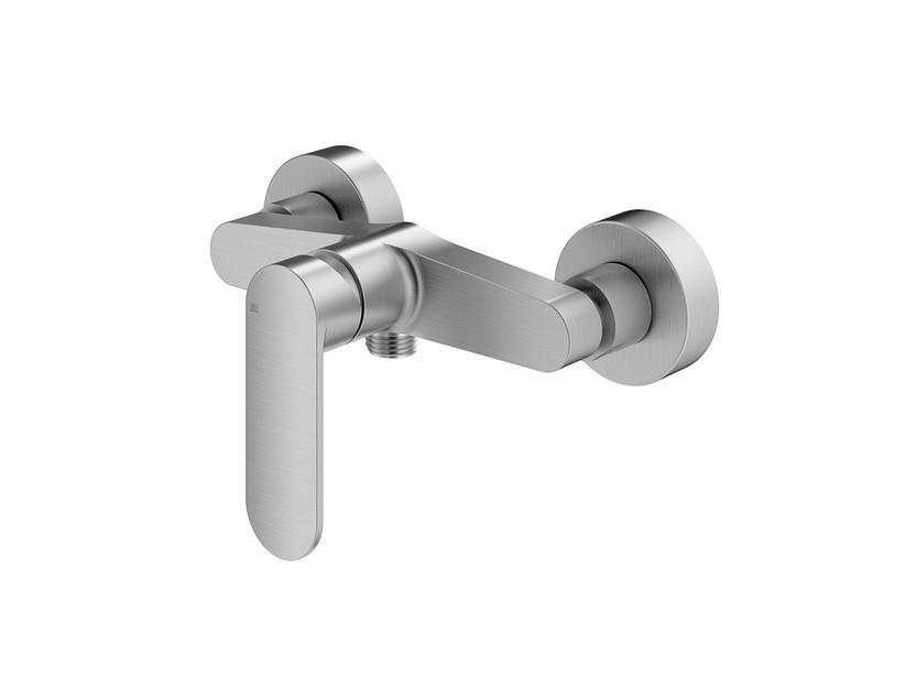 Duscharmatur extern Olmo ohne Ablauf Chrom gebürstet | IperCeramica