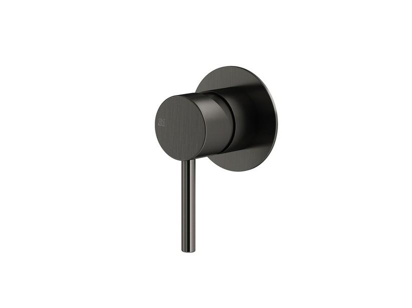 Blende für Duscharmatur Einbau Stelo Gun Metal | IperCeramica