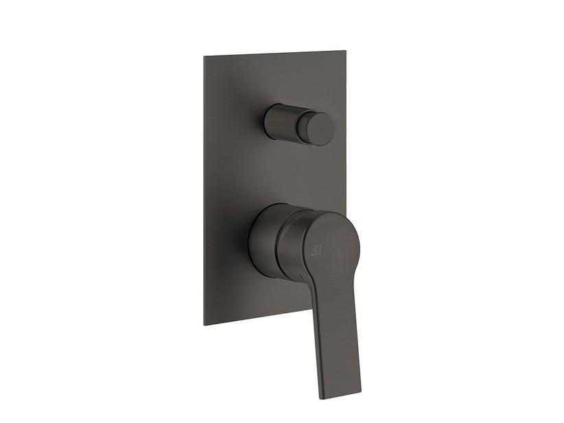Blende für Duscharmatur Einbau Trend mit Umschaltventil Gun Metal | IperCeramica