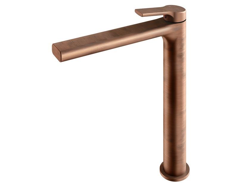 Waschtischarmatur hoch Trend ohne Ablauf Kupfer gebürstet | IperCeramica