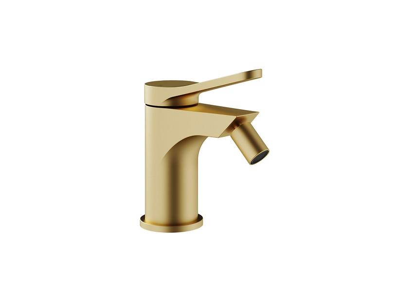 Bidetarmatur Mamba ohne Ablauf Gold satiniert | IperCeramica
