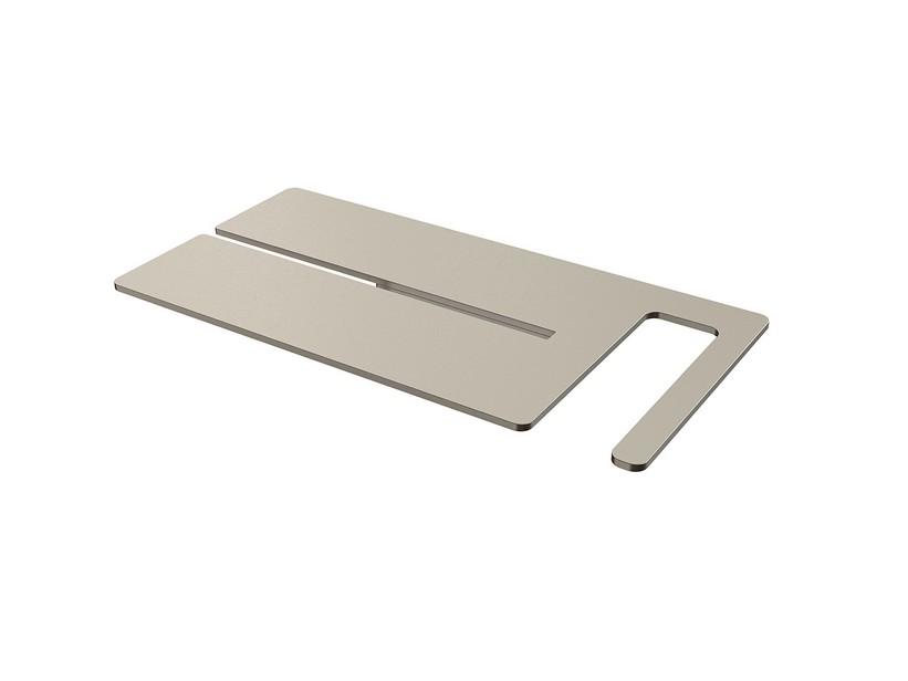 Duschablage Ares Walk In aus gebürstetem Edelstahl Effekt | IperCeramica