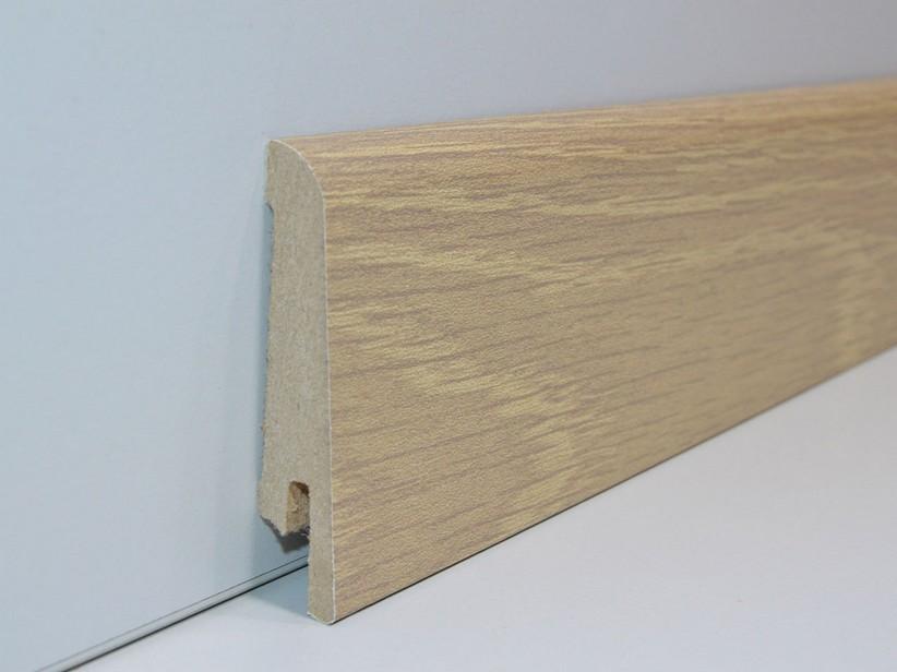 Sockelleiste MDF Eiche Ecru Länge 2,40 m | IperCeramica
