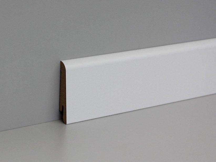Sockelleiste MDF Weiss Normal Länge 2,40m | IperCeramica