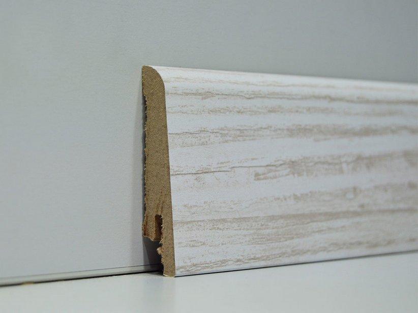 Sockelleiste MDF Eiche Creme Länge 2,40m | IperCeramica