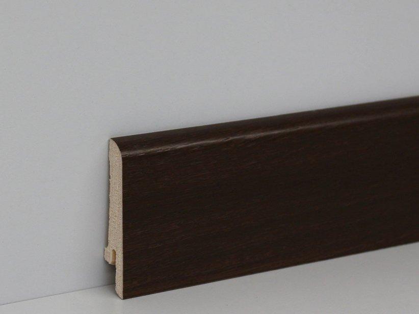 Sockelleiste aus dunklem Eichenholz 15x60x2400 mm | IperCeramica