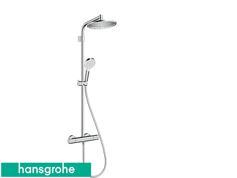 DUSCHSYSTEM CROMETTA S240 Varia MIT THERMOSTATMISCHER U. KOPFBRAUSE RUND CHROM | IperCeramica