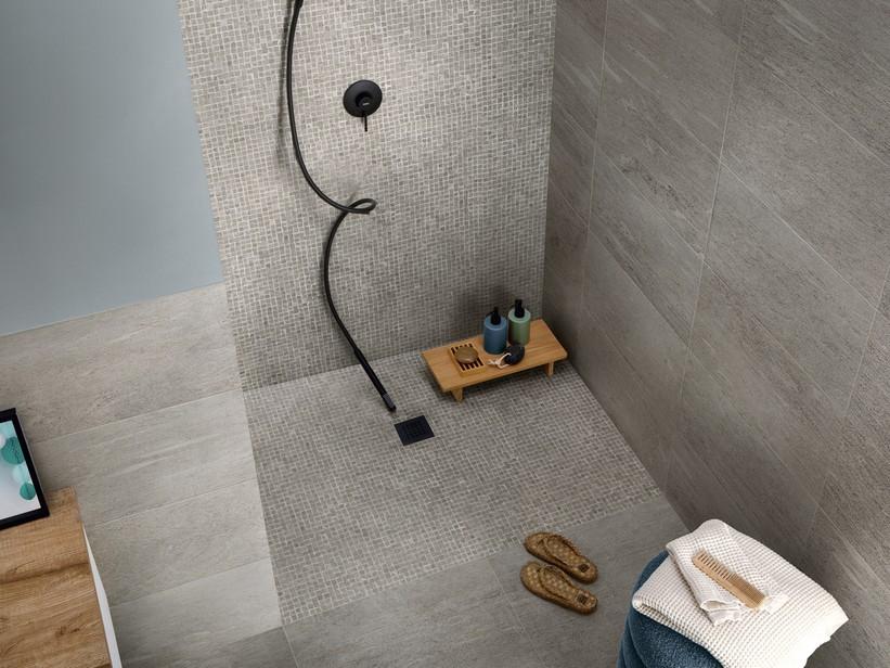 Mosaik Engadina Grey 30X30 Feinsteinzeug Quarzitoptik Grau | IperCeramica