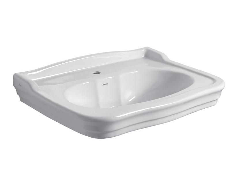 Waschkonsole Epoque 100X52 cm Einloch Weiß glänzend | IperCeramica