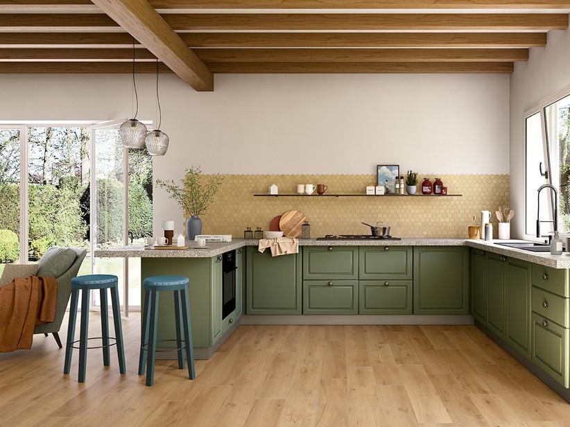 Fliese Freeport Natural 20x120 Feinsteinzeug Honigeichenoptik | IperCeramica