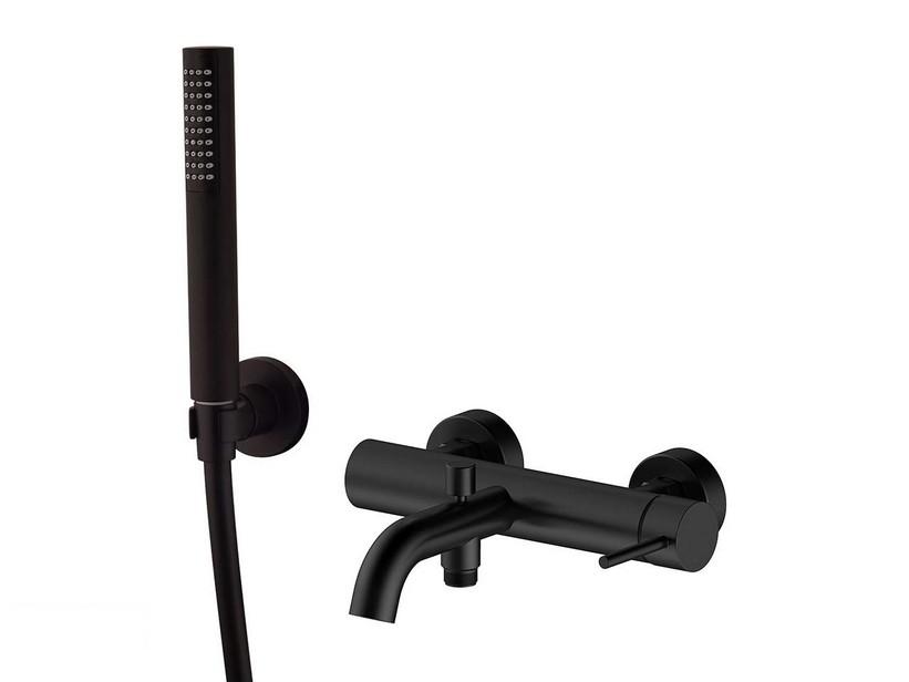 Badewannenarmatur mit Ausstattung Pico Schwarz matt | IperCeramica