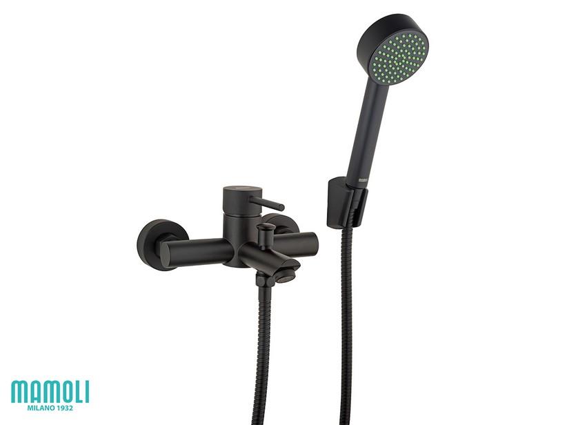 Badewannenarmatur mit Ausstattung Roma Schwarz matt | IperCeramica