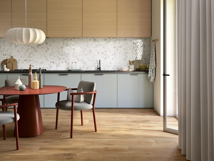 Fliese Hamptons Cognac 24x120  Feinsteinzeug Eiche gekalkt | IperCeramica