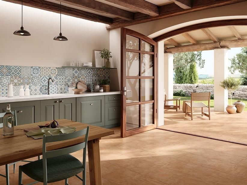 Fliese Impruneta Gold 40,6x40,6 Feinsteinzeug orange | IperCeramica