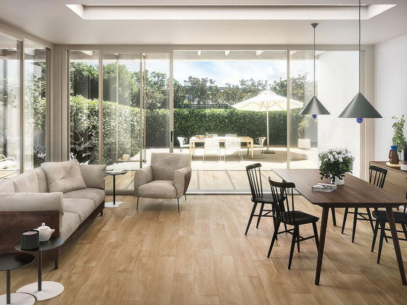 Fliese Infinity Natural 20X120 Feinsteinzeug Eichenholzoptik-Natur | IperCeramica