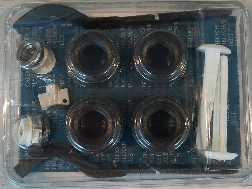 Reduzierstück Heizkörper Kalisbath Kit 3/8' Schwarz Sable' | IperCeramica