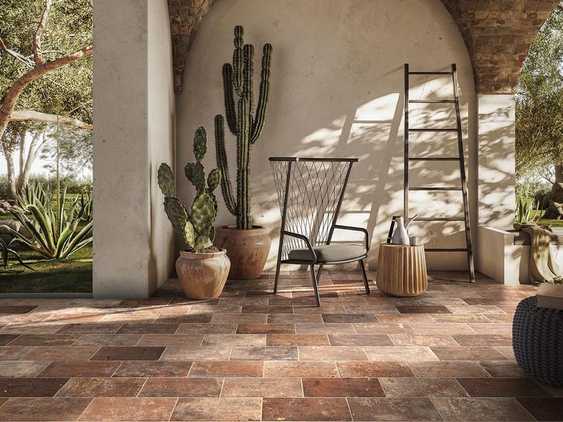 Fliese Landscape Rosso 2. Wahl 20,3x40,6 Rot Cotto-Optik | IperCeramica