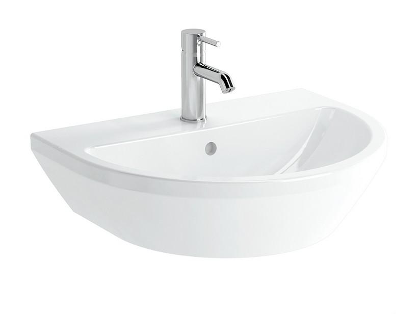 Standwaschbecken mit Säule INTEGRA rund 60 cm Weiß | IperCeramica