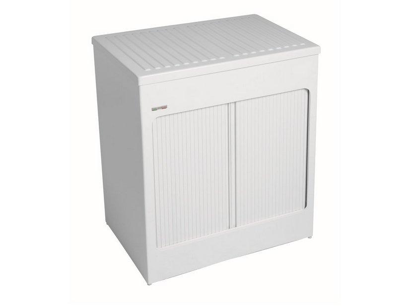 Waschküchenmöbel Lavacril Box 75x50 Weiß mit Rolladen | IperCeramica
