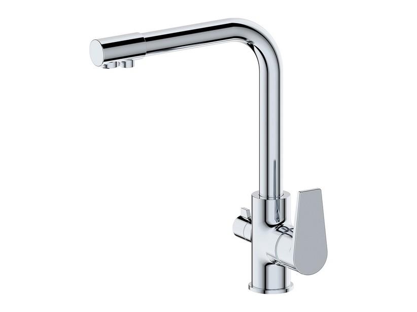 Küchenarmatur 3-Wasserwege Le Mans Chrom | IperCeramica