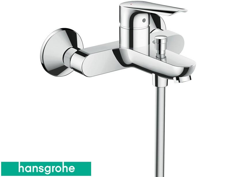 Einhebel-Badewannenarmatur für die Montage an der Wand Hansgrohe® Logis und Chrom | IperCeramica
