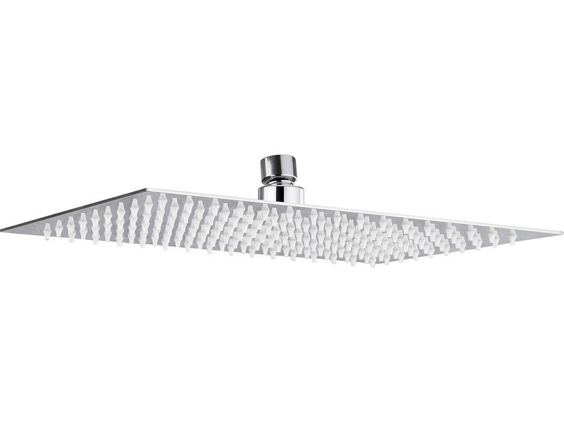 KOPFBRAUSE LOW 30X20 cm RECHTECKIG EDELSTAHL | IperCeramica