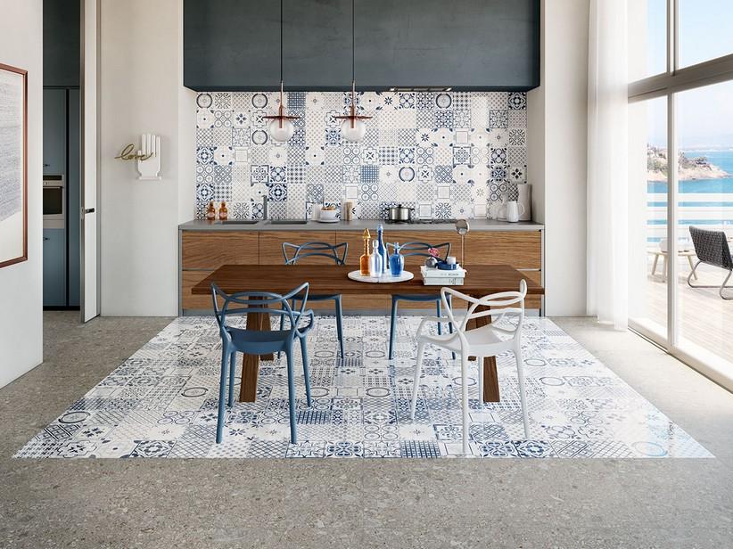 Fliese Maiolica Mare 20,3X20,3 Feinsteinzeug Glänzend | IperCeramica