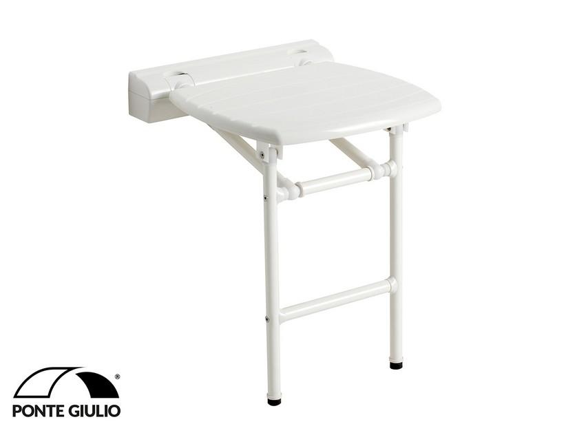 Duschklappsitz mit Standbein Tecno Weiß | IperCeramica