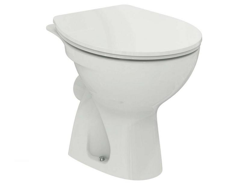 Wc Distanziertes Stand-WC Ideal Standard Quarzo-Eurovit Abfluss an der Wand Weiß glänzend | IperCeramica