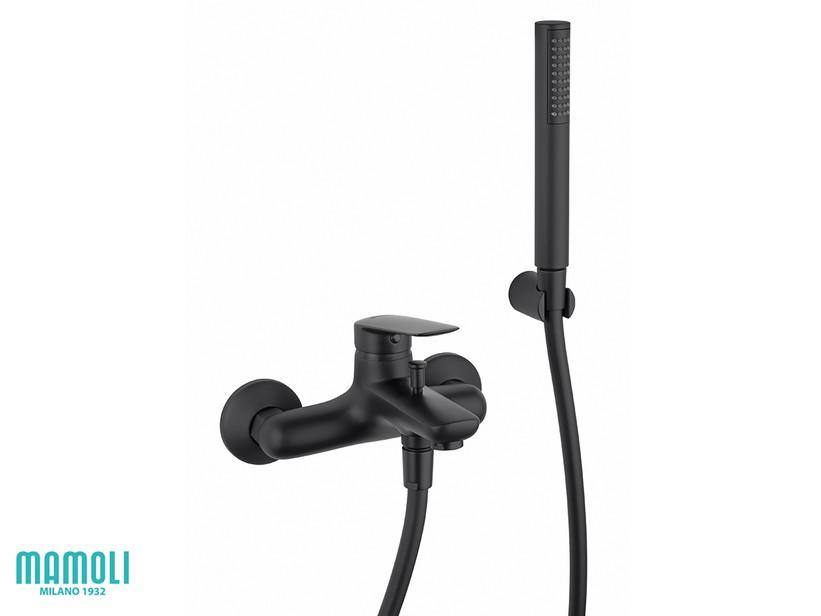 Armatur für Badewanne Cecilia mit Duschsatz Schwarz matt | IperCeramica