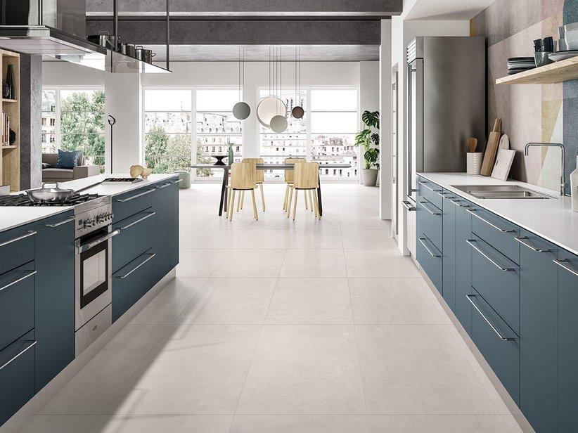 Fliese Must White 60X120 Feinsteinzeug Zementoptik Elfenbein | IperCeramica