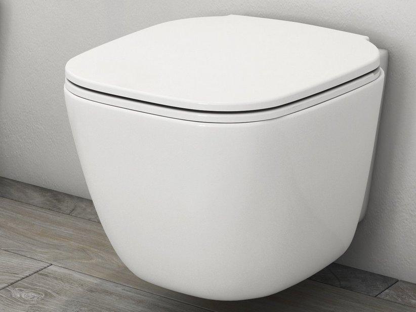 WAND-WC OSLO RIMLESS WEISS GLÄNZEND | IperCeramica