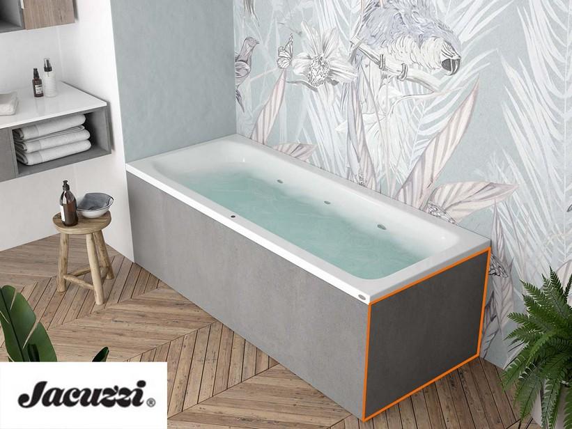 Seitenplatte für Whirlpools Jacuzzi® Silk 80 cm Zement | IperCeramica