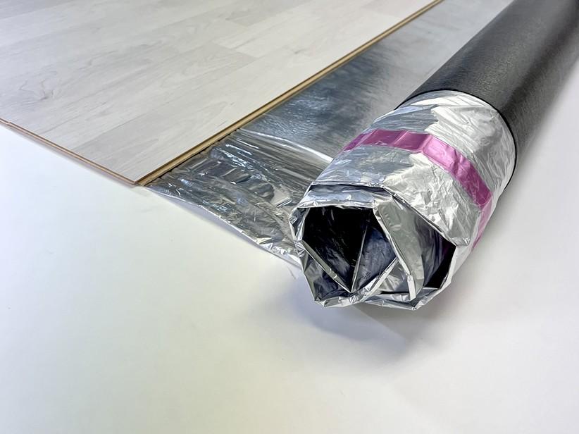 Unterlage für Parkett und Laminat PE Force 100 Alu | IperCeramica