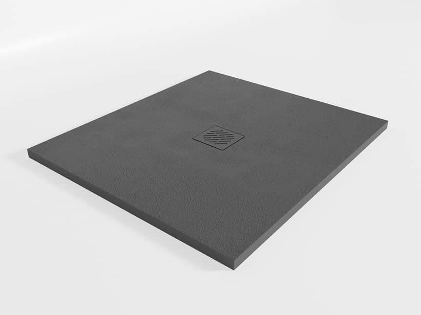 Duschwanne Cosmos 70x80 Gussmarmor Anthrazit | IperCeramica