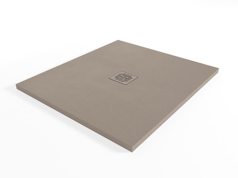Duschwanne Cosmos 70x80 Gussmarmor Graubeige | IperCeramica